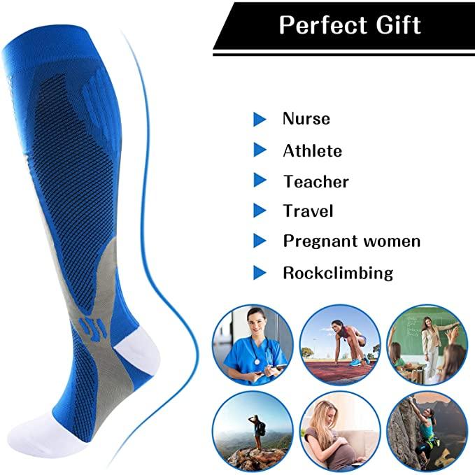 Men's Socks Est Compression Fit For Nursing,Pregnant Women, Varicose Veins, , Soccer, Men Socks, Cycling, Black
Men's Socks Est Compression Fit For Nursing,Pregnant Women, Varicose Veins, , Soccer, Men Socks, Cycling, Black