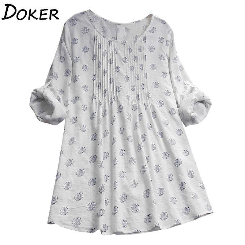 Plus Size Dres O-neck Long Sleeve Dot Print Streetwear Casual es Mini 210604, Dark blue
Plus Size Dres O-neck Long Sleeve Dot Print Streetwear Casual es Mini 210604, Dark blue
