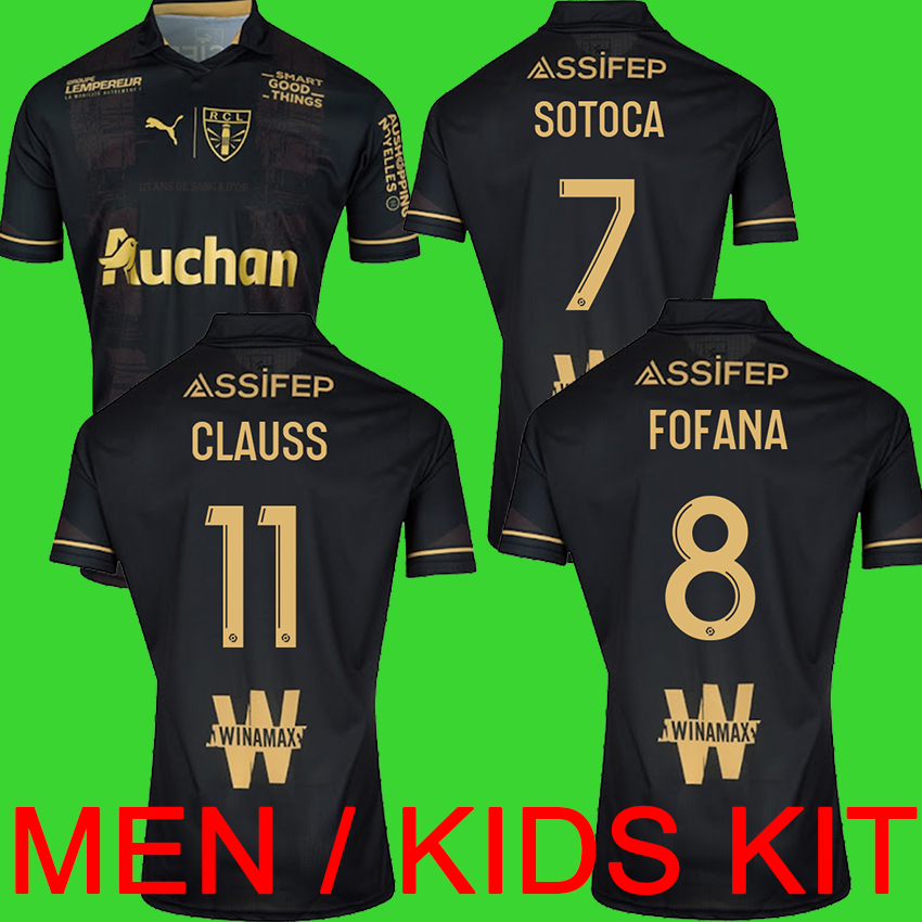 21/22 RC Lens Maillot de Foot Soccer Jersey Saint Barbe Special Black SEKO FOFANA KAKUTA 2021 2022 Child Football Shirt Men Kids Kit Set Enf, Black;yellow
21/22 RC Lens Maillot de Foot Soccer Jersey Saint Barbe Special Black SEKO FOFANA KAKUTA 2021 2022 Child Football Shirt Men Kids Kit Set Enf, Black;yellow