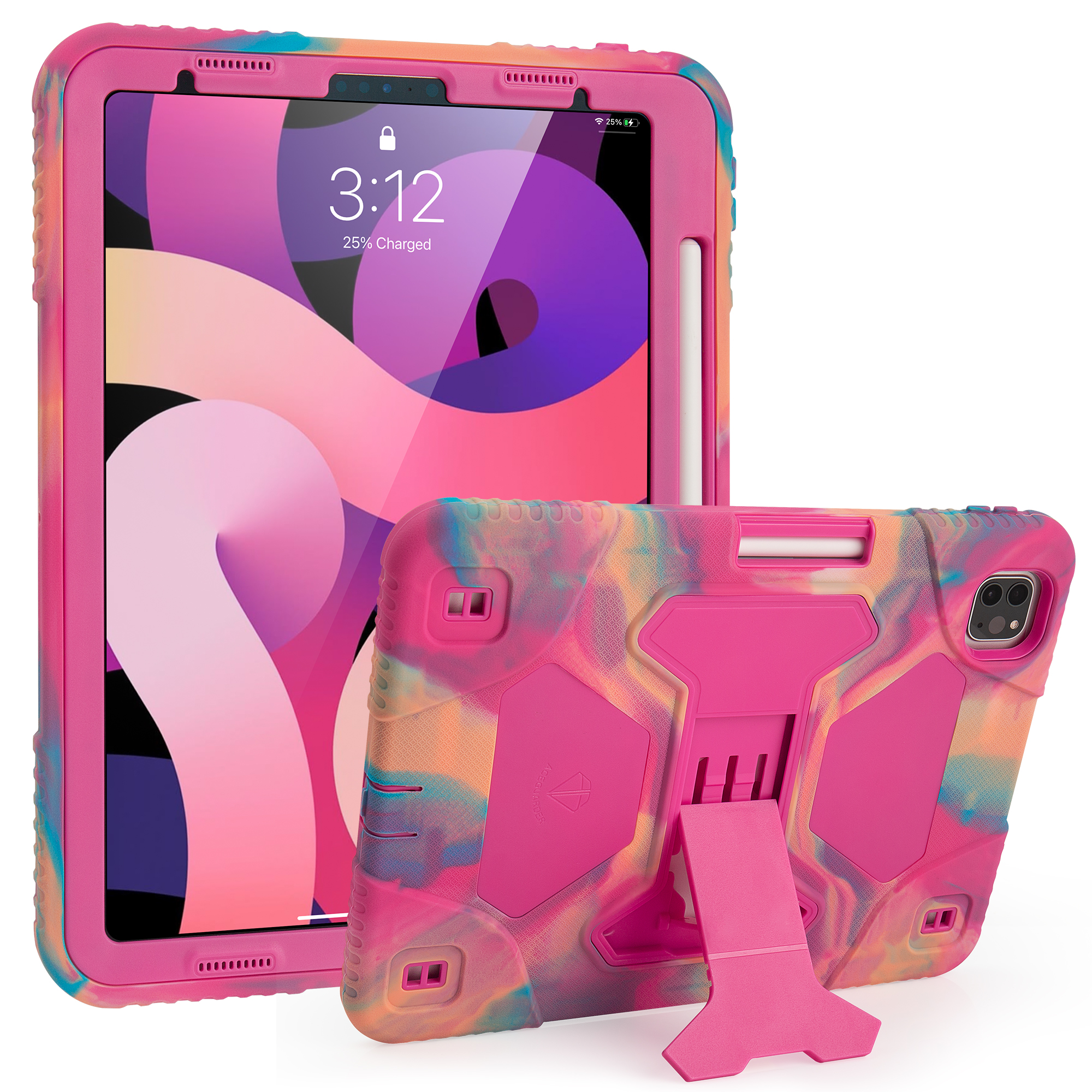 iPad Pro 11 Case, eleven Inch 2021 1st/2nd/3rd , with Kickstand & Pencil Holder/Support Apple Charging
iPad Pro 11 Case, eleven Inch 2021 1st/2nd/3rd , with Kickstand & Pencil Holder/Support Apple Charging