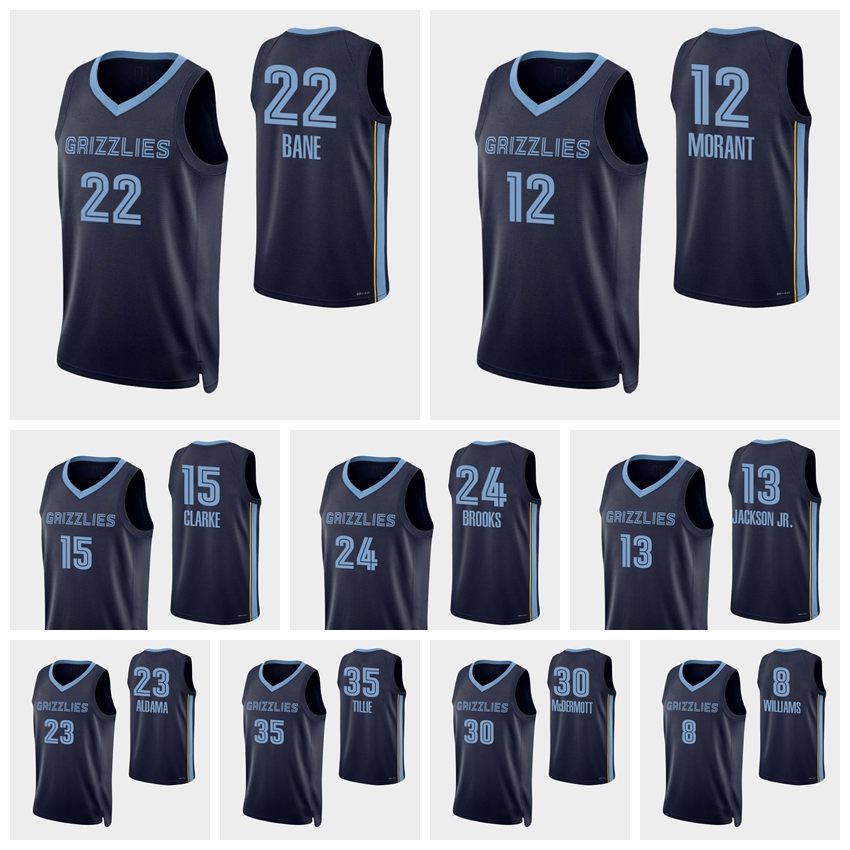 Memphis's MEN Grizzlies's 2021 Basketball Ja Morant Sean McDermott Jarrett Culver Desmond Bane Ziaire Williams Dillon Brooks 75th Anniversar, Black;red
Memphis's MEN Grizzlies's 2021 Basketball Ja Morant Sean McDermott Jarrett Culver Desmond Bane Ziaire Williams Dillon Brooks 75th Anniversar, Black;red