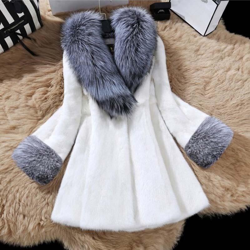 Women' Fur & Faux Elegant Mink Coat 2021 Korean Women Designer Fluffy Winter Jackets Thick Warm Artificial Outerwear, White
Women' Fur & Faux Elegant Mink Coat 2021 Korean Women Designer Fluffy Winter Jackets Thick Warm Artificial Outerwear, White