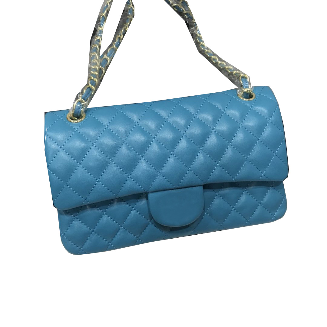 Lambskin Rectangle Classic Flap Bags Silver/Gold Metal Hardware Crossbody Shoudler Quilted Luggage Large Capacity Fashion Designer Blue Deep Blue Handbags 25CM, Box
Lambskin Rectangle Classic Flap Bags Silver/Gold Metal Hardware Crossbody Shoudler Quilted Luggage Large Capacity Fashion Designer Blue Deep Blue Handbags 25CM, Box