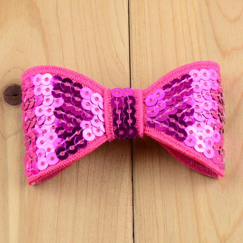 2021 new 32C 8CM Children Boutique Bowknots Without Clip Sequin Bows For Baby Girls DIY Headbands Hair Accessories