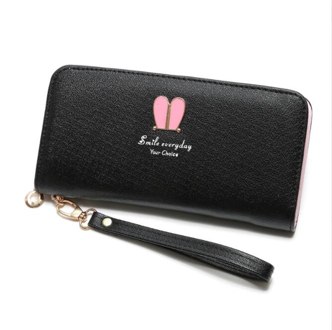 Factory wholesale women handbag leather wallet Korean large capacity womens fashion leathers rabbit ears long wallets candy color hand purse, Purple
Factory wholesale women handbag leather wallet Korean large capacity womens fashion leathers rabbit ears long wallets candy color hand purse, Purple