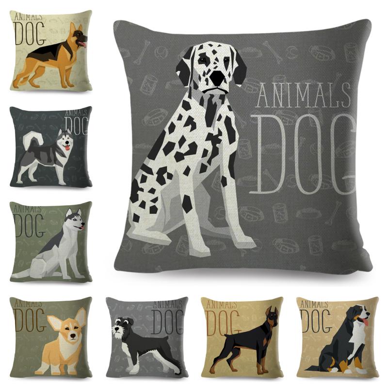 Cushion/Decorative Pillow Colorful Cartoon Dog Pillowcase Decor Pet Animal Shepherd Dalmatian Cushion Cover For Sofa Home Polyester Case 45x
Cushion/Decorative Pillow Colorful Cartoon Dog Pillowcase Decor Pet Animal Shepherd Dalmatian Cushion Cover For Sofa Home Polyester Case 45x