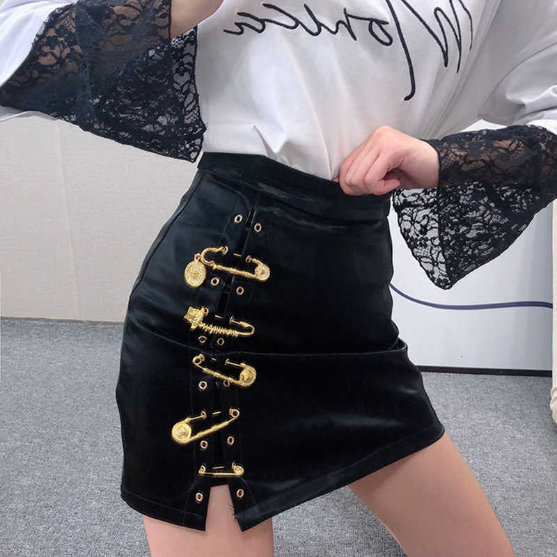 High Waist Silm Temperament Leather Bodycon Skirts Women Fashion Sexy All-match Jupe Elegant All-match Bottoms Female 210525