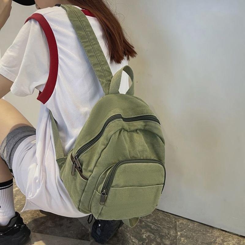 Backpack Korean Ulzzang Vintage Fashion Teenage Casual Ins Solid Color Women Canvas Bag Y2k Harajuku Zip Up School, Green
Backpack Korean Ulzzang Vintage Fashion Teenage Casual Ins Solid Color Women Canvas Bag Y2k Harajuku Zip Up School, Green