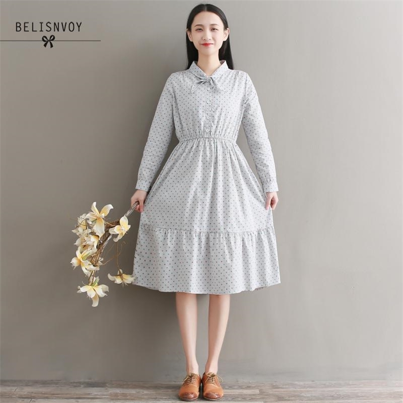 Japanese Preppy Style Spring Autumn Women Sweet Ruffles Dress Floral Printed Loose Vintage Cotton Bowknot Kawaii 210520, Blue
Japanese Preppy Style Spring Autumn Women Sweet Ruffles Dress Floral Printed Loose Vintage Cotton Bowknot Kawaii 210520, Blue