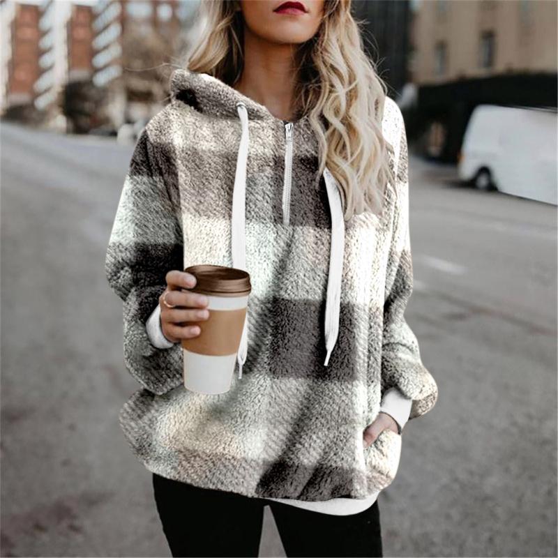 Women's Hoodies & Sweatshirts Hooded Sweatshirt Women Plus Size Winter Warm Fleece Zipper Pockets Jacket Coat Outwear Wool Oversized Sudader, Black
Women's Hoodies & Sweatshirts Hooded Sweatshirt Women Plus Size Winter Warm Fleece Zipper Pockets Jacket Coat Outwear Wool Oversized Sudader, Black