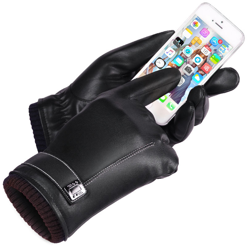 Super Soft Coral Velvet Lining Black Leather Touch Screen Gloves for Men and Women Lovers
Super Soft Coral Velvet Lining Black Leather Touch Screen Gloves for Men and Women Lovers