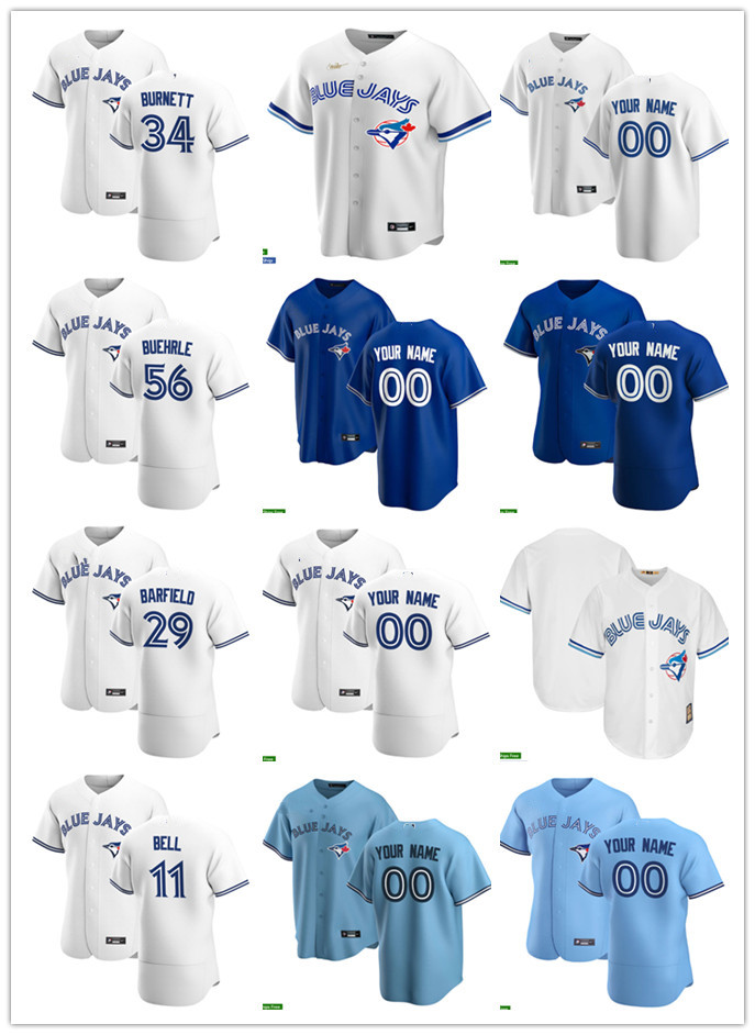 Men Women Youth Toronto Blue Jays 29 Jesse Barfield 11 George Bell 56 Mark Buehrle 34 A.J. Burnett Custom Baseball Jersey Bl, Blue;black
Men Women Youth Toronto Blue Jays 29 Jesse Barfield 11 George Bell 56 Mark Buehrle 34 A.J. Burnett Custom Baseball Jersey Bl, Blue;black