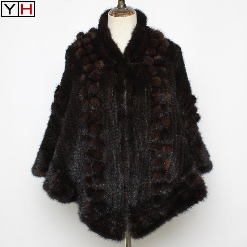 Scarves Women Real Fur Poncho Black / Brown Knitted Natural Mink Shawl Lady Fashion 100% Genuine Shawls
Scarves Women Real Fur Poncho Black / Brown Knitted Natural Mink Shawl Lady Fashion 100% Genuine Shawls