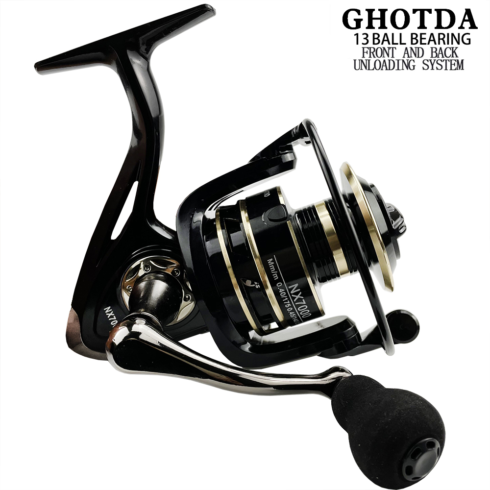 All Metal Fishing Reel Spinning Saltwater Reel Carp Fishing Reels Coil Spinning Reel 2000-7000
All Metal Fishing Reel Spinning Saltwater Reel Carp Fishing Reels Coil Spinning Reel 2000-7000