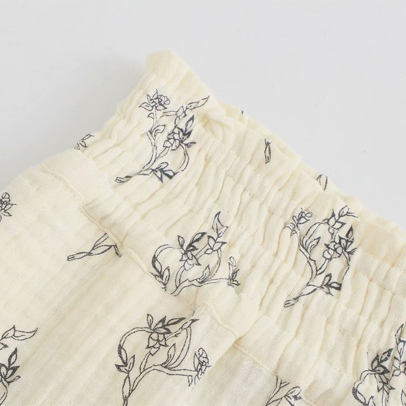 Casual Women High Waist Straight Shorts Summer Fashion Ladies Beach Style Sweet Female Printed 210515