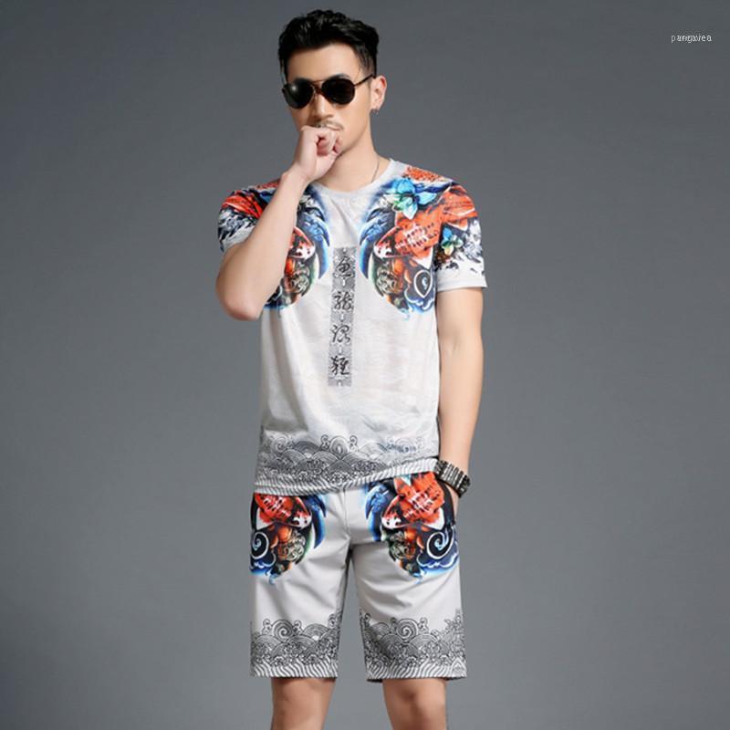 Men's Tracksuits Summer Casual Men Set Slim Fish Pattern Mens Tracksuit Short Sleeve T Shirt Shorts Track Suit Plus Size Male Sweat Suit1, Gray
Men's Tracksuits Summer Casual Men Set Slim Fish Pattern Mens Tracksuit Short Sleeve T Shirt Shorts Track Suit Plus Size Male Sweat Suit1, Gray
