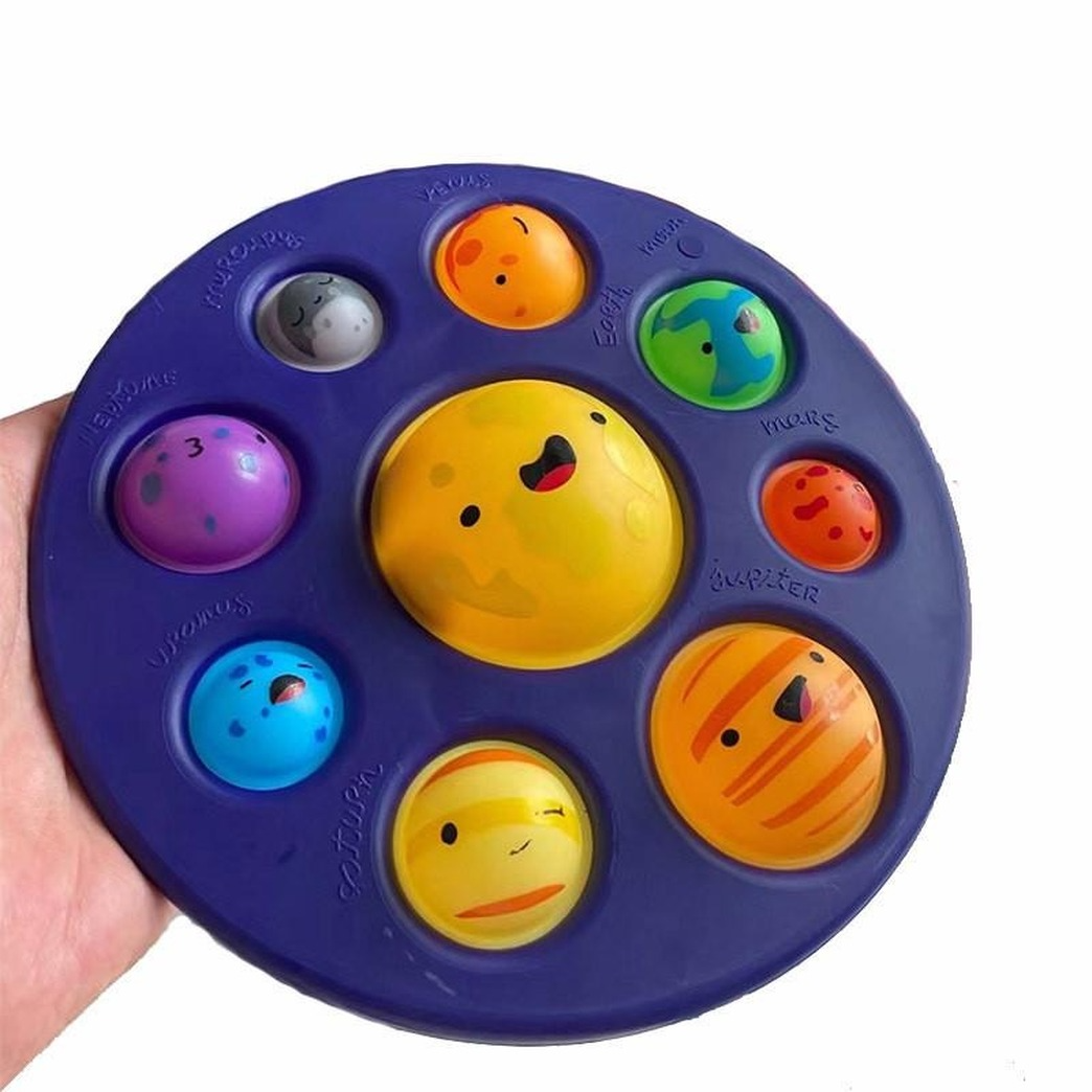 2021 Newest Simple Dimple Sensory Fidget Toys Simulation Planet Antistress Squeeze Relief Stress Anxiety Toy For Kids Chidren Gift DHL