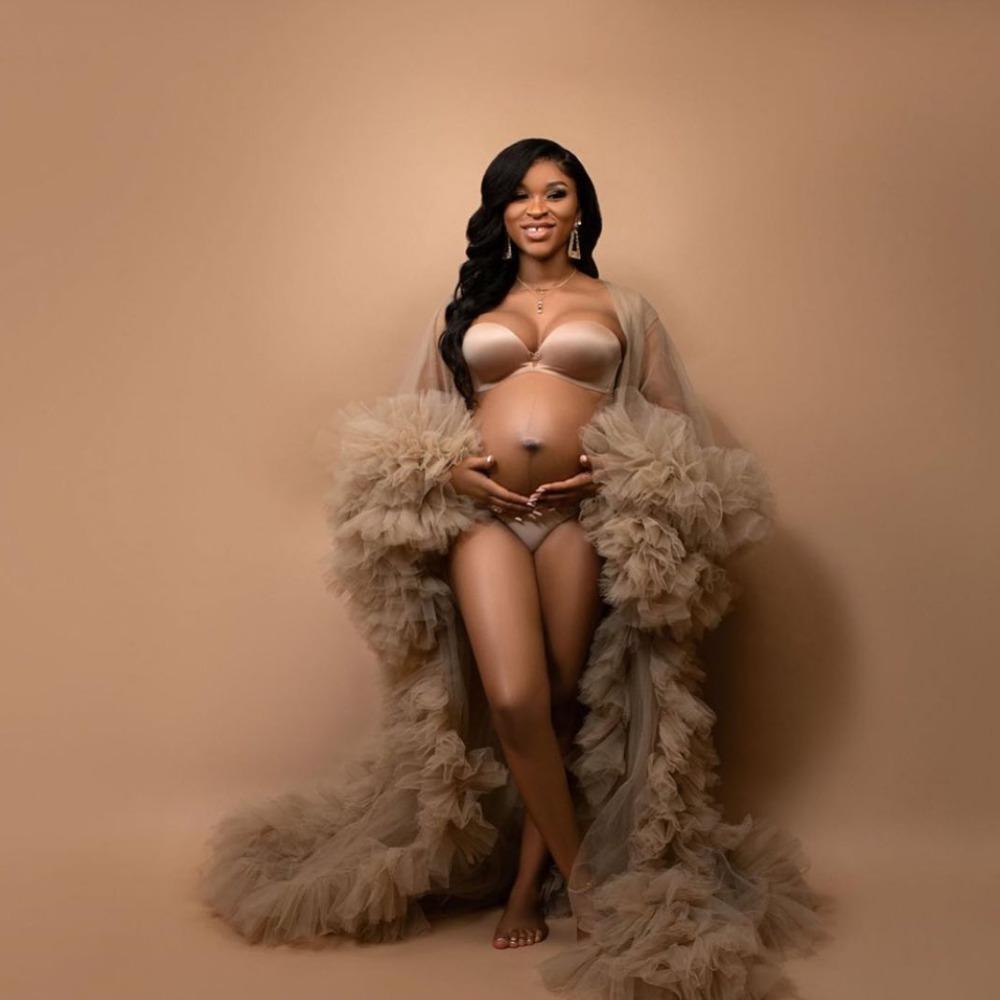 2022 Prom Dresses Khaki African Maternity Dress Robes for Photo Shoot or baby shower Ruffle Tulle Chic Women Ruffles Long Sleeve Photography Robe Party Dresses, Royal blue
2022 Prom Dresses Khaki African Maternity Dress Robes for Photo Shoot or baby shower Ruffle Tulle Chic Women Ruffles Long Sleeve Photography Robe Party Dresses, Royal blue