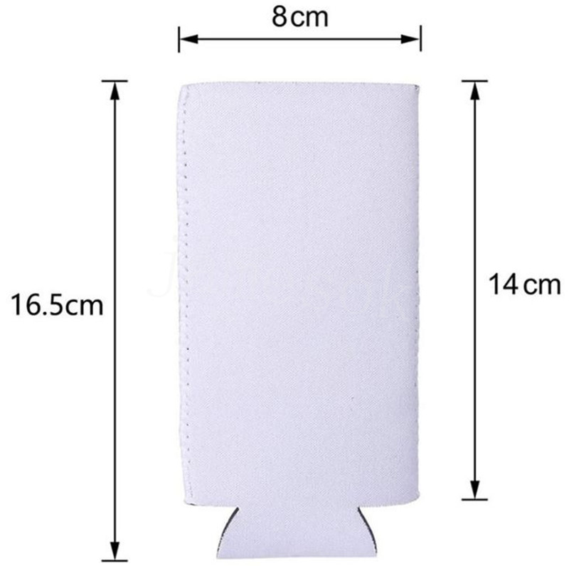 Drinkware Neoprene Sublimation Can Beverage Cooler Blank Beer Bottle Cans Sleeve DB743