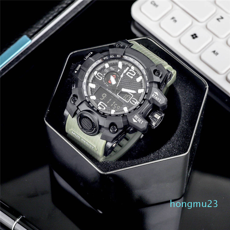 New Fashion Mens Sports Watches G Style Outdoor Quartz Wrist Shock Watch LED Digital Clock Gift With Original Box montre homme, Slivery;brown
New Fashion Mens Sports Watches G Style Outdoor Quartz Wrist Shock Watch LED Digital Clock Gift With Original Box montre homme, Slivery;brown