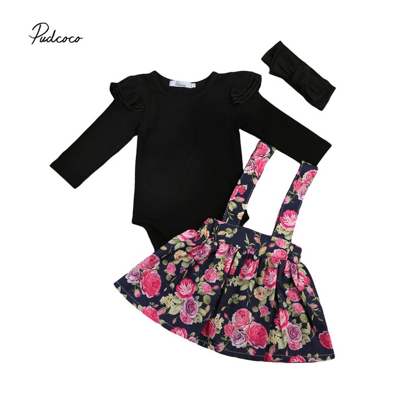 Clothing Sets Autumn Baby Girl Clothes Set Kids Girls Wedding Pageant Party Princess Floral Tutu Skirt Dress+ Balck Romper, White
Clothing Sets Autumn Baby Girl Clothes Set Kids Girls Wedding Pageant Party Princess Floral Tutu Skirt Dress+ Balck Romper, White