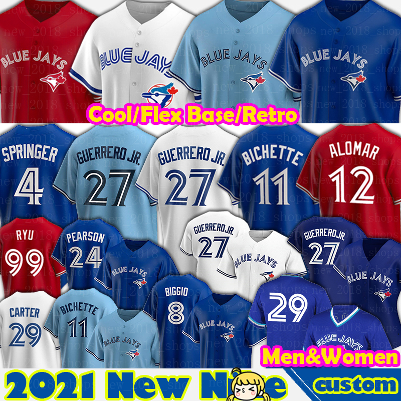 27 Vladimir Guerrero Jr. Jerseys Baseball Toronto Bo Bichette George Springer Cavan Biggio Hyun-Jin Ryu Nate Pearson Teoscar Hernandez Custo, Custom cool base men jersey
27 Vladimir Guerrero Jr. Jerseys Baseball Toronto Bo Bichette George Springer Cavan Biggio Hyun-Jin Ryu Nate Pearson Teoscar Hernandez Custo, Custom cool base men jersey