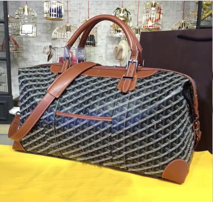 Duffel Bags goya Women's bag men's Highest quality Fashion duffel Handbags with shoulder straps 48*23*26CM, The black/brown
Duffel Bags goya Women's bag men's Highest quality Fashion duffel Handbags with shoulder straps 48*23*26CM, The black/brown