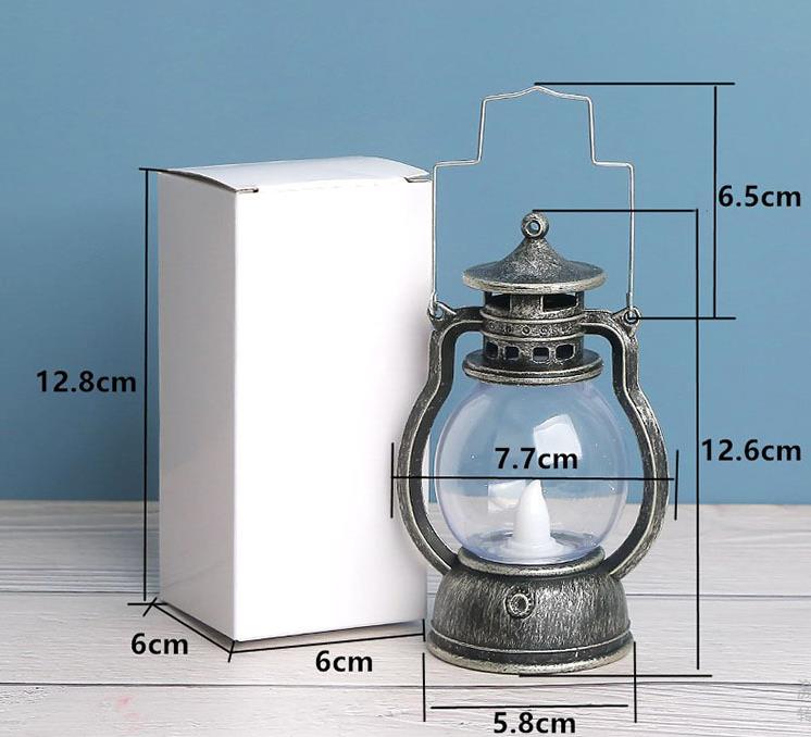 Halloween decoration retro small oil lamp Christmas gift pony lantern creative bar ghost festival atmosphere layout party night light SN5615