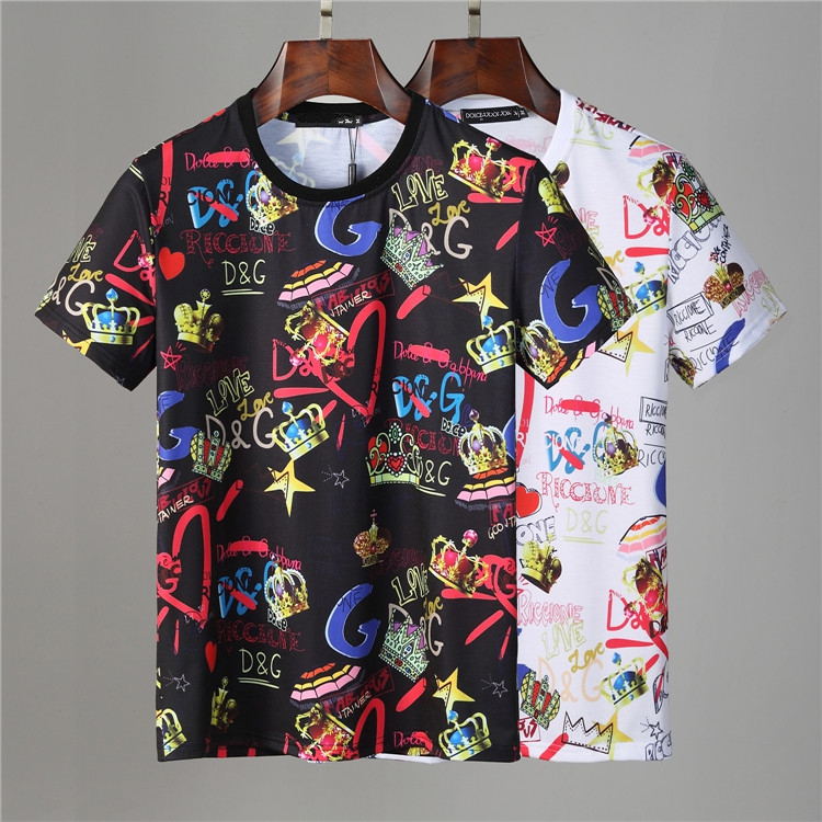 2021 Men's T-shirts Summer Short Sleeves Fashion Printed Tops Casual Outdoor Mens Tees Crew Neck Clothes 21SS M-3XL, White;black 
2021 Men's T-shirts Summer Short Sleeves Fashion Printed Tops Casual Outdoor Mens Tees Crew Neck Clothes 21SS M-3XL, White;black
