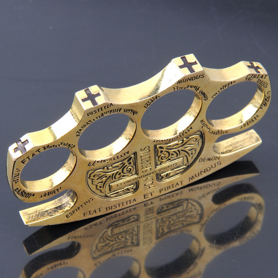 Tiger Thickened Finger Four Self Defense Articles Martial Arts Equipment Fist Stab Iron Lotus Constantine Evil Spirit Elegy Gold 17QW, Silver
Tiger Thickened Finger Four Self Defense Articles Martial Arts Equipment Fist Stab Iron Lotus Constantine Evil Spirit Elegy Gold 17QW, Silver