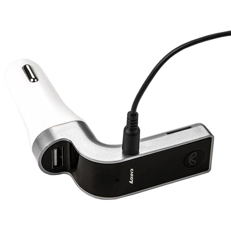 G7 Car Adapter FM Transmitters Bluetooth Hands Radio Adapters USB Output Charger with Retail Box