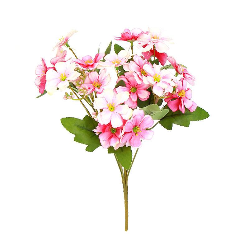 Silk Lily Artificial Flowers Bouquet Cherry Blossoms Party Wedding Decoration Fake Living Room Home Decor Accessories Decorative & Wreaths