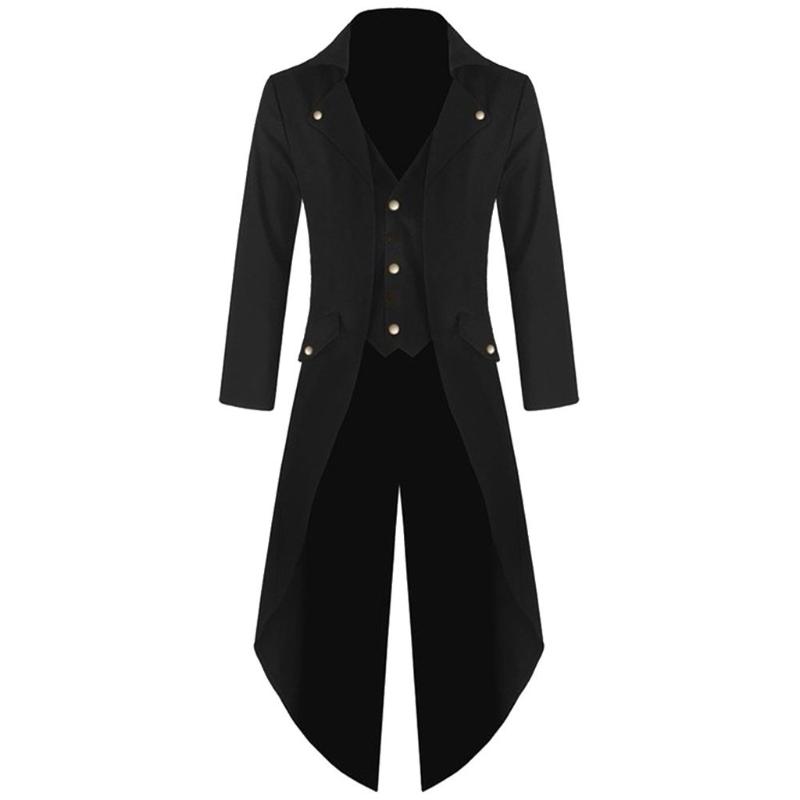 Men' Suits & Blazers Men Vintage Suit Jacket Long Tuxedo Steampunk Retro Tailcoat Single Breasted Gothic Victorian Frock Coat Cosplay Z0923, Gn
Men' Suits & Blazers Men Vintage Suit Jacket Long Tuxedo Steampunk Retro Tailcoat Single Breasted Gothic Victorian Frock Coat Cosplay Z0923, Gn