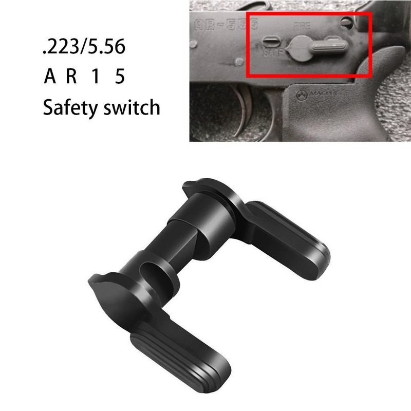 HQ 223 5.56 Tactical Safety Selector Left and Right Switch Mil-Spec 8620 Steel For Rifle AR15 Mount Accessories M4 Safety Switch FREE, Black
HQ 223 5.56 Tactical Safety Selector Left and Right Switch Mil-Spec 8620 Steel For Rifle AR15 Mount Accessories M4 Safety Switch FREE, Black