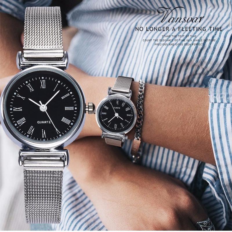 Wristwatches Fashion Women Silver Watch Luxury Ladies Stainless Steel Quartz Relogio Feminino Drop, White
Wristwatches Fashion Women Silver Watch Luxury Ladies Stainless Steel Quartz Relogio Feminino Drop, White