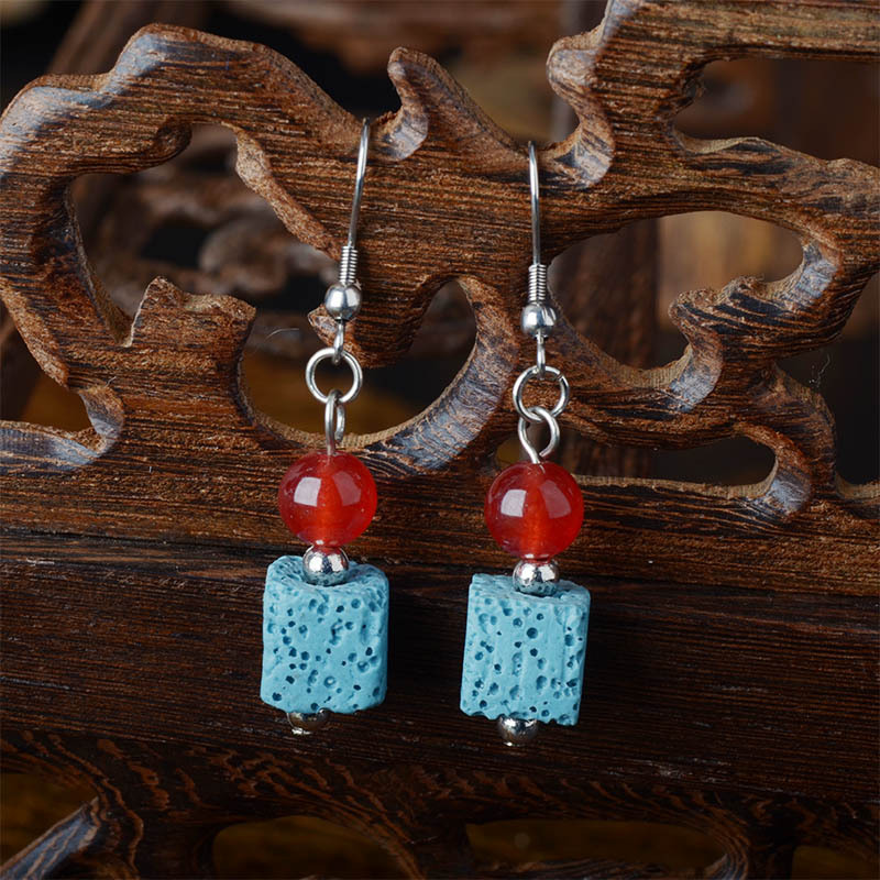 Bohemia Retro Lava Stone Beads Charms Earrings DIY Essential Oil Diffuser Jewelry Women Volcanic Cubic Earring
Bohemia Retro Lava Stone Beads Charms Earrings DIY Essential Oil Diffuser Jewelry Women Volcanic Cubic Earring