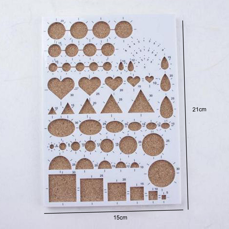 1 Pcs Scrapbooking Stamping Wedding Decoration Card Making Mosaic Quilling DIY Carft Paper Quiliing Corkboard Template
