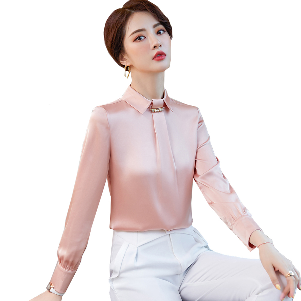 Women's Blouses & Shirts 2021 Fashion Ladies Silk Work Women Latest White Yellow Pink Formal Shirt Tops S-5XL ZSBE, Pink blouse
Women's Blouses & Shirts 2021 Fashion Ladies Silk Work Women Latest White Yellow Pink Formal Shirt Tops S-5XL ZSBE, Pink blouse