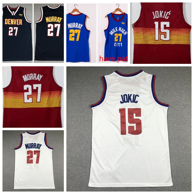 2021 New Men Jamal 27 Nikola Murray 15 Jokic jersey basketball Jersey have patch high quality, Black;red
2021 New Men Jamal 27 Nikola Murray 15 Jokic jersey basketball Jersey have patch high quality, Black;red