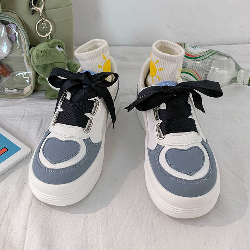 Flats Woman Sneakers Female Vulcanized Shoes Lace Up Women's Shoes Ladies Casual Breathable Woman Comfort Walking Shoes Y0907