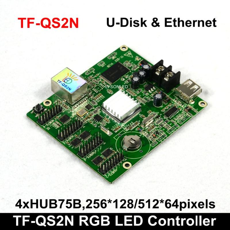 TF-QS2N Powerled USB-disk Ethernet ASynchronous HUB75 Full Color LED Card Display
TF-QS2N Powerled USB-disk Ethernet ASynchronous HUB75 Full Color LED Card Display