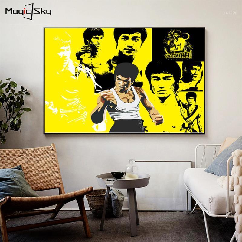 Paintings Bruce Lee Classic Martial Arts KungFu Superstar Posters And Prints Canvas Painting Abstract Wall Art Living Room Home Decoration
Paintings Bruce Lee Classic Martial Arts KungFu Superstar Posters And Prints Canvas Painting Abstract Wall Art Living Room Home Decoration