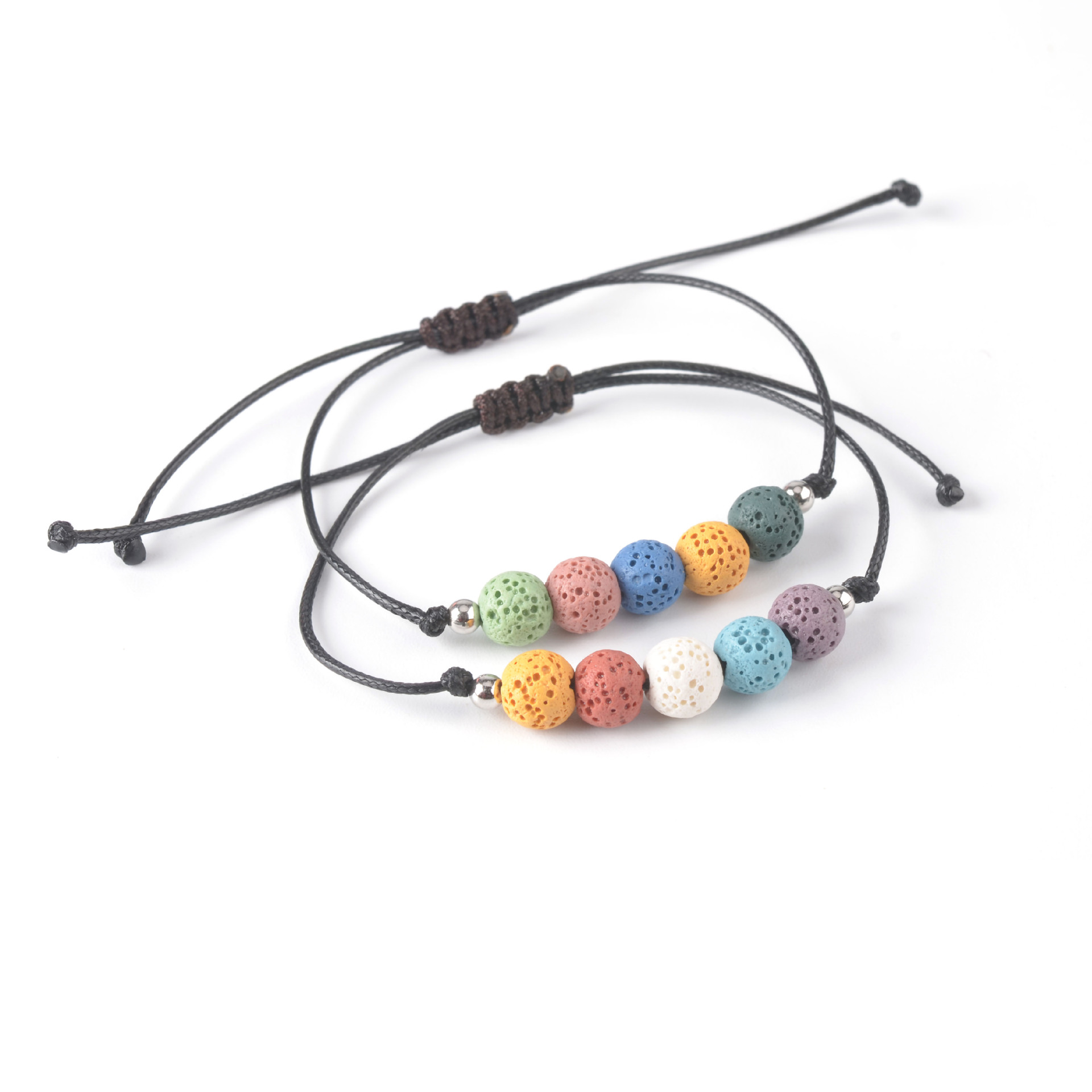 Colorful Lava Stone Beads strand Bracelet Lover Couple Friendship Bracelets Adjustable Rope Essential Oil Diffuser Women Men Jewelry Gift
Colorful Lava Stone Beads strand Bracelet Lover Couple Friendship Bracelets Adjustable Rope Essential Oil Diffuser Women Men Jewelry Gift