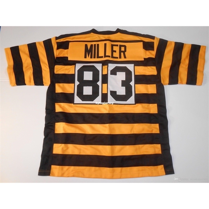Retro custom Sewn Cheap Stitched #83 Heath Miller Bumblebee MITCHELL & NESS Jersey High-end Men's Football Jerseys College NCAA, Black
Retro custom Sewn Cheap Stitched #83 Heath Miller Bumblebee MITCHELL & NESS Jersey High-end Men's Football Jerseys College NCAA, Black