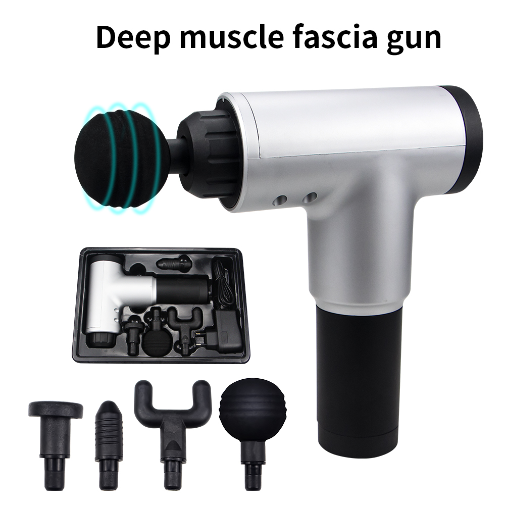 

Multifunction Fascia Gun Body Muscle Therapy Sport Magic Massager Electric Booster Vibration Percussion Deep Tissue Pain Relief For Slimming Shaping