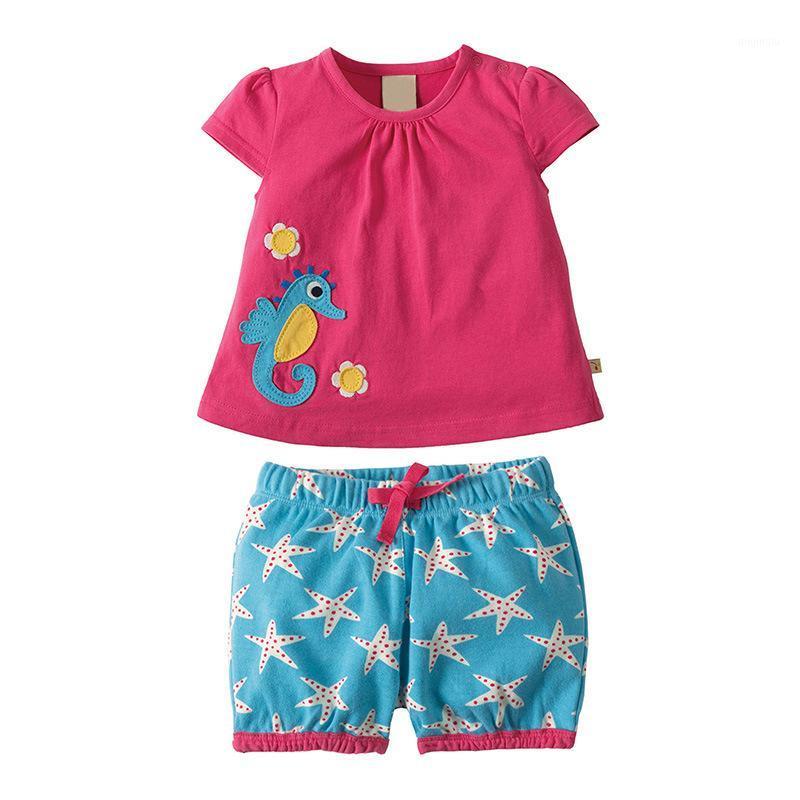 Little Maven Summer Lovely Rose Sea Horse Appliques Starfish O-neck Quality Cotton Knitted Girls Casual Short Tshirt Sets Clothing, White
Little Maven Summer Lovely Rose Sea Horse Appliques Starfish O-neck Quality Cotton Knitted Girls Casual Short Tshirt Sets Clothing, White