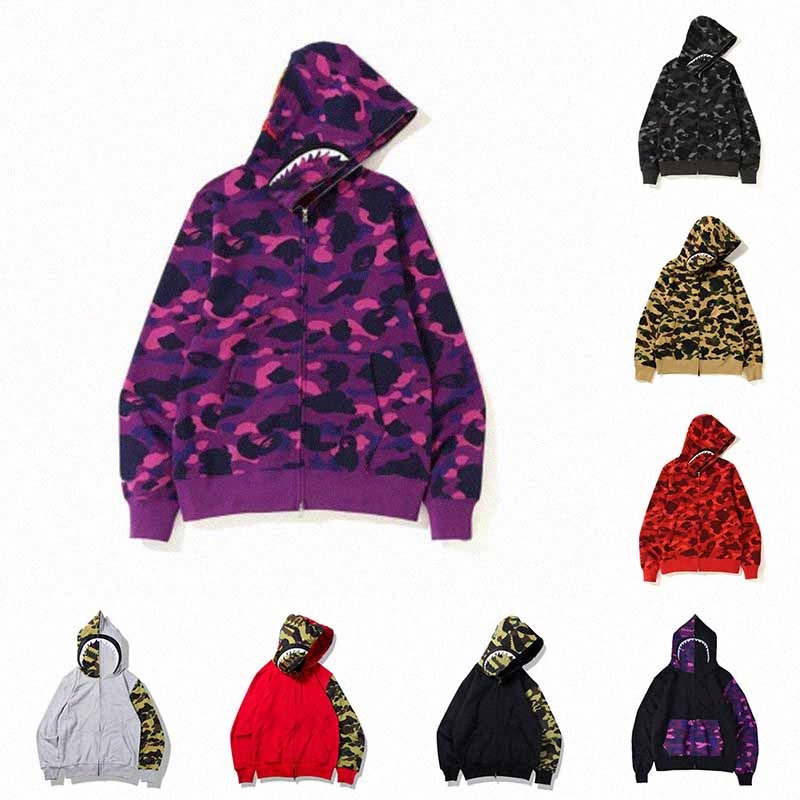 Fashion men zip-front shark hoodie camouflage print Sweatshirt cardigan Hoodies Hip Hop Letters Long Sleeve Plush mens womens coats 3 86Av#, Dust bag
Fashion men zip-front shark hoodie camouflage print Sweatshirt cardigan Hoodies Hip Hop Letters Long Sleeve Plush mens womens coats 3 86Av#, Dust bag
