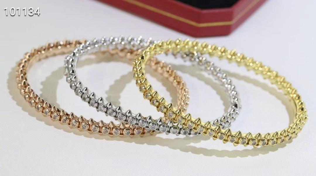 316l Titanium Clash De Bangle Bracelet Lover Fashion Wedding Rose Gold Thanksgiving Box 66, Golden;silver
316l Titanium Clash De Bangle Bracelet Lover Fashion Wedding Rose Gold Thanksgiving Box 66, Golden;silver