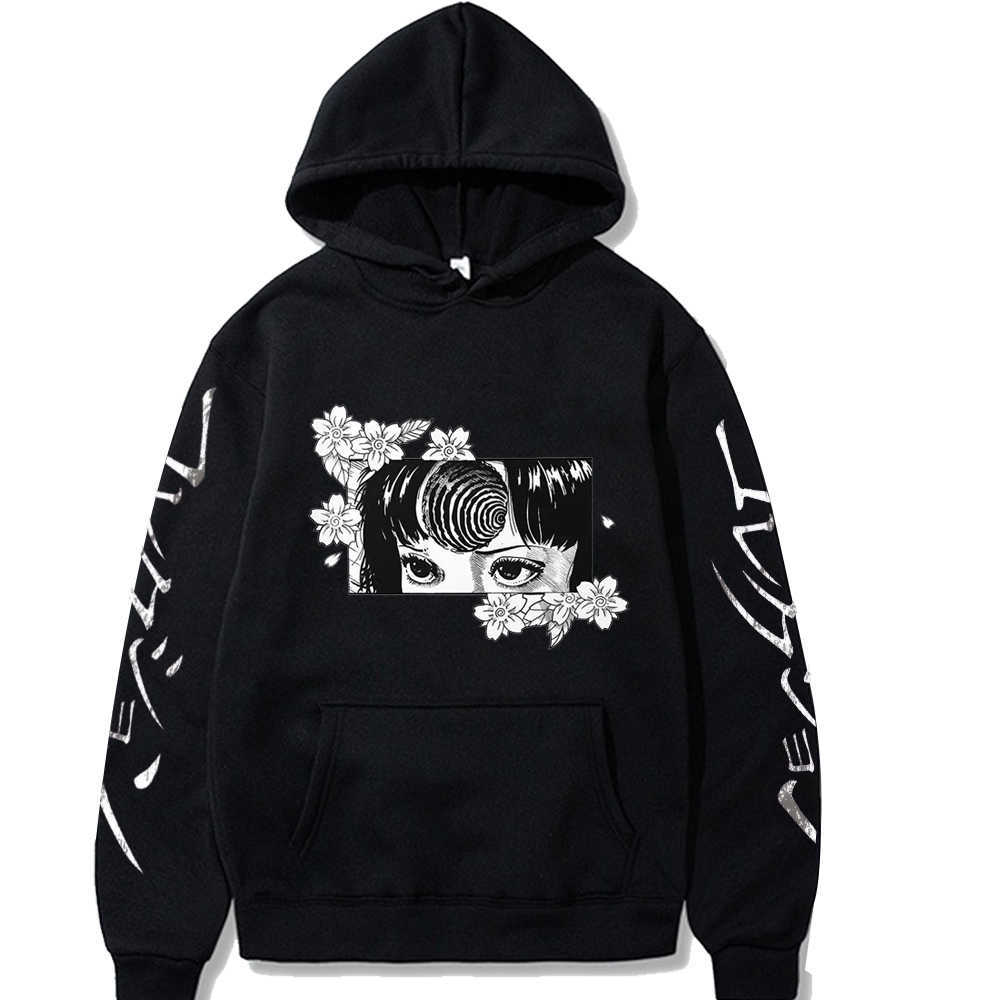 Horror Japan Anime The Junji Ito Collection Tomie Hoodies Funny Manga Junji Ito Uzumaki Print Fashion Winter Women Sweatshirt G1019, Black
Horror Japan Anime The Junji Ito Collection Tomie Hoodies Funny Manga Junji Ito Uzumaki Print Fashion Winter Women Sweatshirt G1019, Black