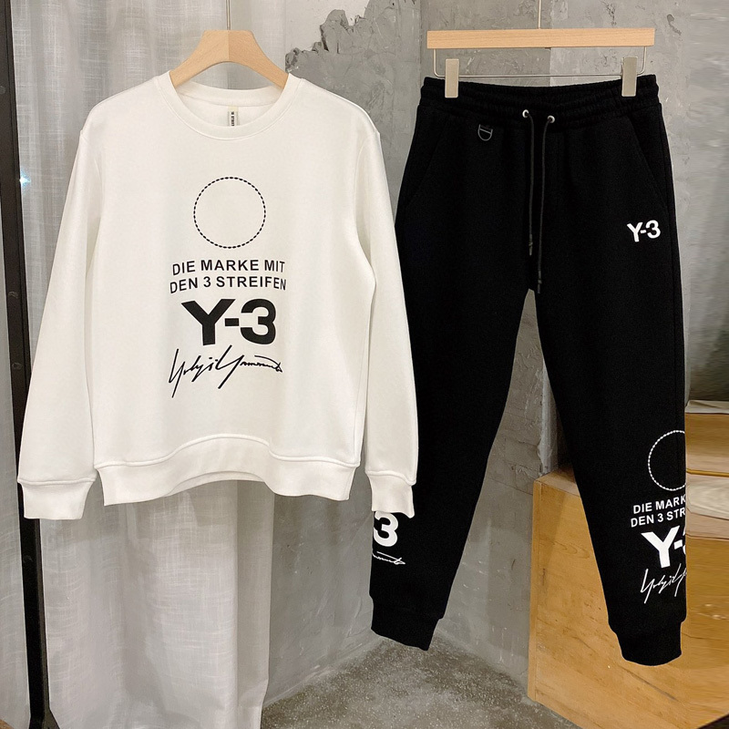 Sportswear Men's Winter Fashion Brand Y3 Plush Casual Sweater Pants, White;black
Sportswear Men's Winter Fashion Brand Y3 Plush Casual Sweater Pants, White;black